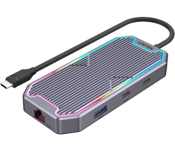 UNITEK uHUB S7+ 7-in-1 USB-C D1029A - 675478 - zdjęcie 2